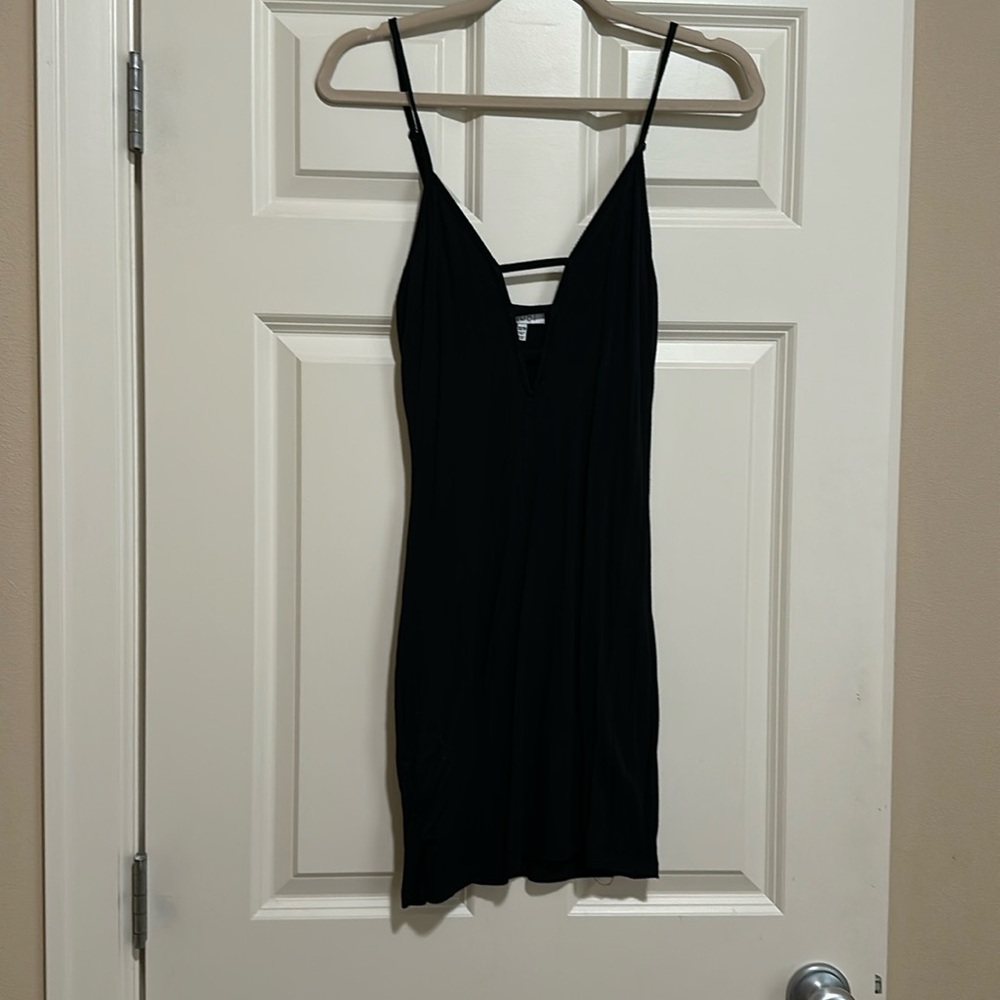 Black Bodycon Mini Dress
